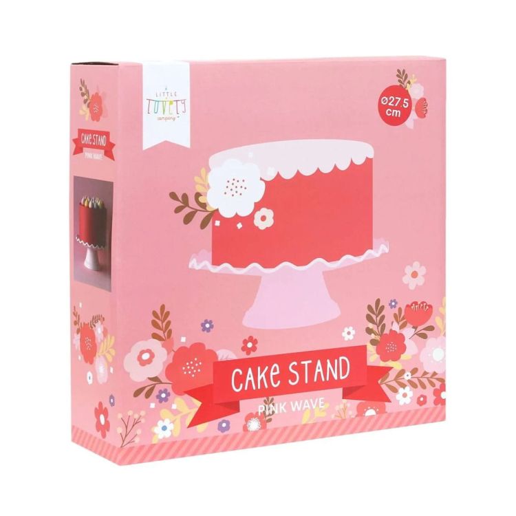 Patera z falistym brzegiem PINK 27.5 cm / A Little Lovely Company