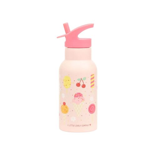 Kubek termiczny ze słomką dla dzieci ICE-CREAM 350 ml / A Little Lovely Company