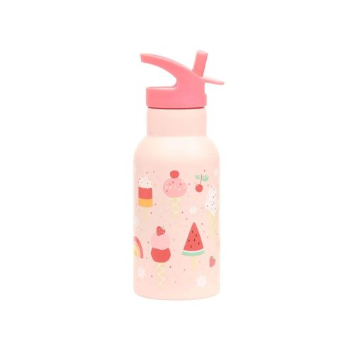 Kubek termiczny ze słomką dla dzieci ICE-CREAM 350 ml / A Little Lovely Company