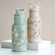 Kubek ze słomką dla dzieci BLOSSOMS SAGE 350 ml / A Little Lovely Company
