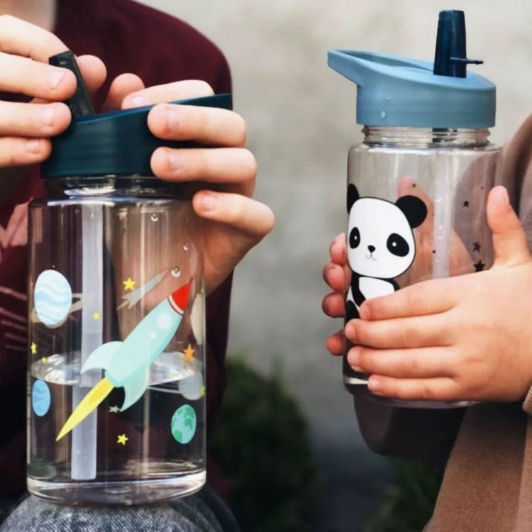 Butelka z ustnikiem na wodę SPACE - 450 ml / A Little Lovely Company