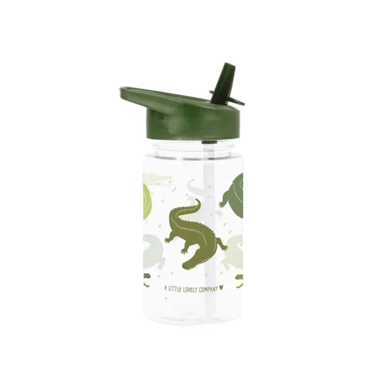 Butelka na wodę dla dzieci CROCODILES 0,45L / A Little Lovely Company