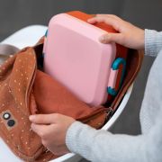 Lunchbox z przegródkami dla dzieci Rikko Poppy Flamingo / Amuse