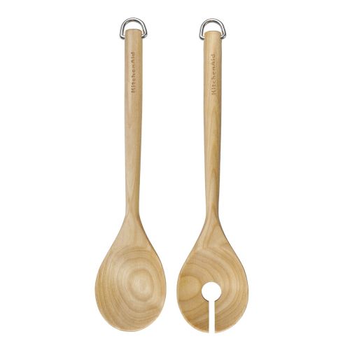 Drewniane sztućce do sałaty CORELINE Birch / KitchenAid