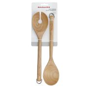 Drewniane sztućce do sałaty CORELINE Birch / KitchenAid