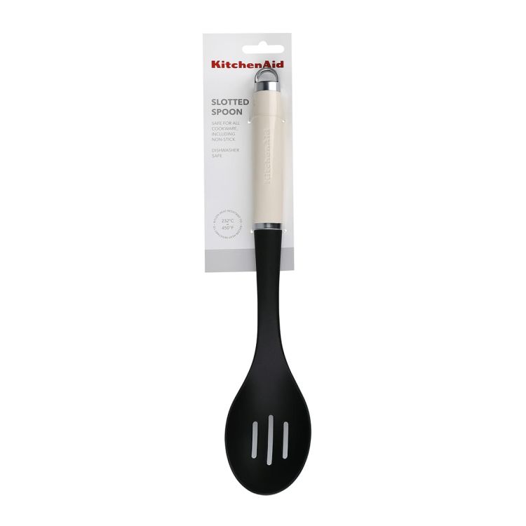 Łyżka kuchenna z otworami CORELINE Almond Cream / KitchenAid