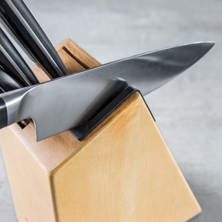 Blok z 5 nożami, nożyczkami i ostrzałką / KitchenAid