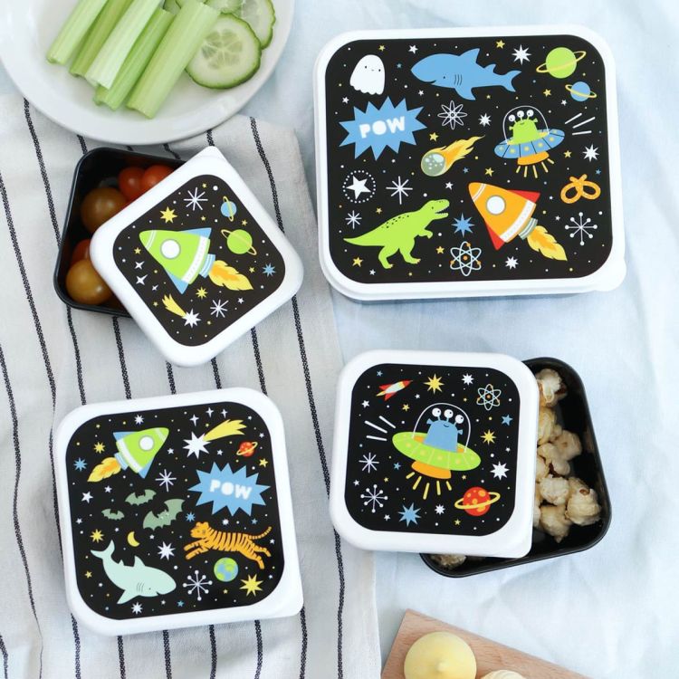 Lunchboxy dla dzieci GALAXY / A Little Lovely Company