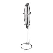 Spieniacz do mleka na stojaku, 23 cm, metaliczny błyszczący / Cilio