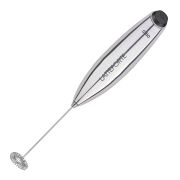 Spieniacz do mleka na stojaku, 23 cm, metaliczny błyszczący / Cilio