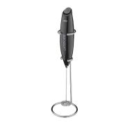 Spieniacz do mleka na stojaku, 23 cm, czarny / Cilio