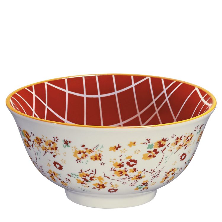 Miseczka, porcelana, śred. 15,5 cm, 0,5 l, kwiaty / Cilio