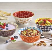Miseczka, porcelana, śred. 15,5 cm, 0,5 l, kwiaty / Cilio
