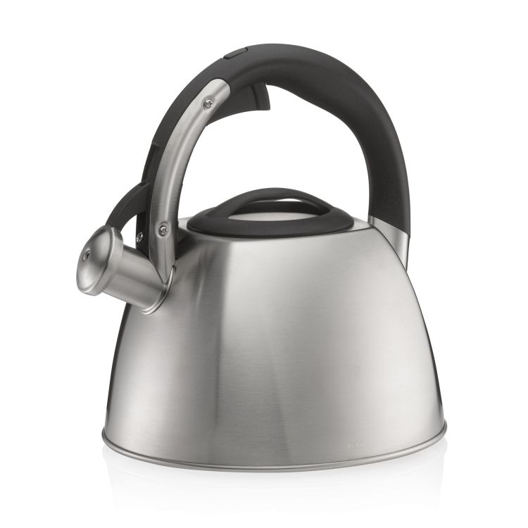 Czajnik, stal nierdzewna 18/10, śred. 22 x 21,5 cm, 2,4 l, metaliczny matowy / Kela