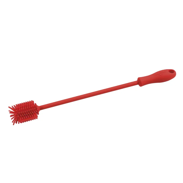 Szczotka do mycia karafek, silikon, 31 cm, czerwona / Kuchenprofi