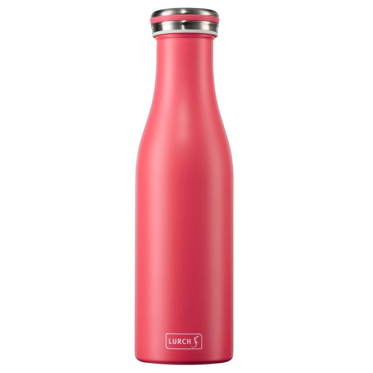 Butelka termiczna, stalowa, 0,5 l, różowa / Lurch