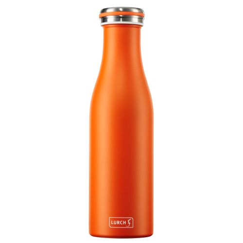 Butelka termiczna, stalowa, 0,5 l, pomarańczowa / Lurch