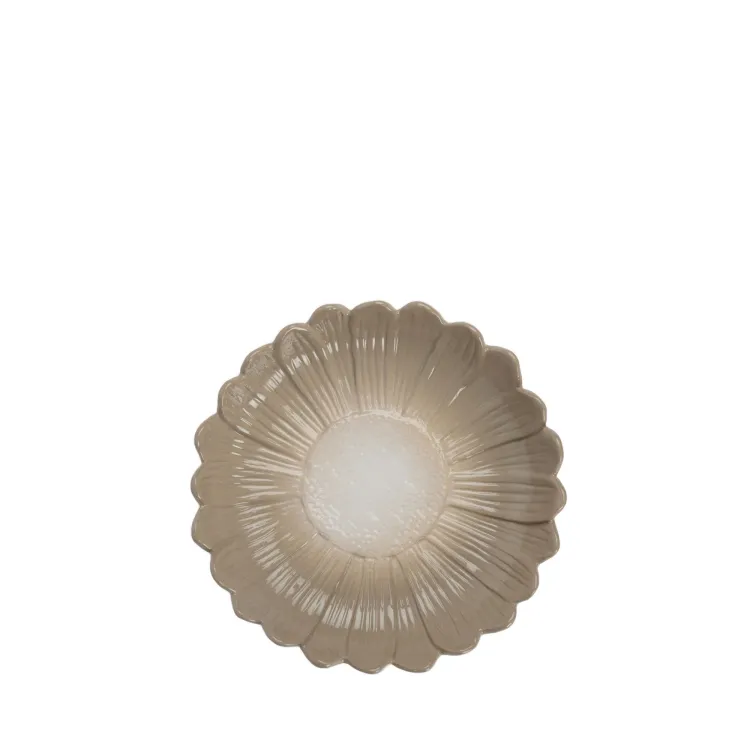 Talerz głęboki, dolomit, śred. 27 x 5,5 cm, beżowy / Sagaform