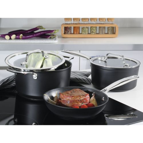 Rondel z powłoką nieprzywierającą i szklaną pokrywą, śred. 18 x 9,5 cm, 2,2 l / Spring