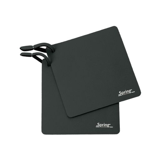 Uchwyty do gorących naczyń, 2 szt., neopren, 17 x 17 cm, czarne / Spring