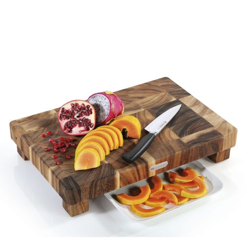 Blok do krojenia typu end grain, drewno akacji, 45 x 30 x 8,5 cm / Zassenhaus