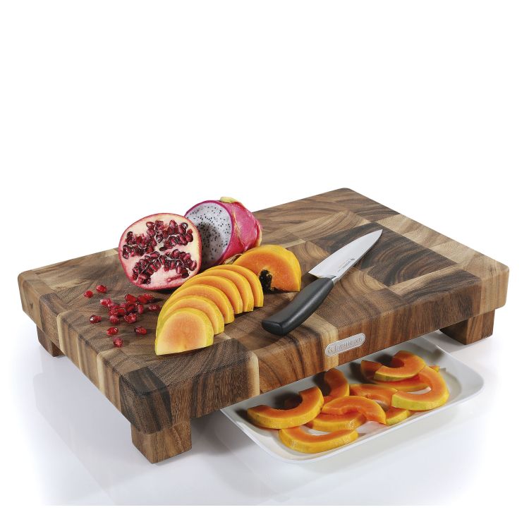 Blok do krojenia typu end grain, drewno akacji, 45 x 30 x 8,5 cm / Zassenhaus