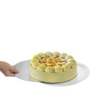 Taca do przenoszenia ciast, aluminium, śred. 28 cm / Kuchenprofi