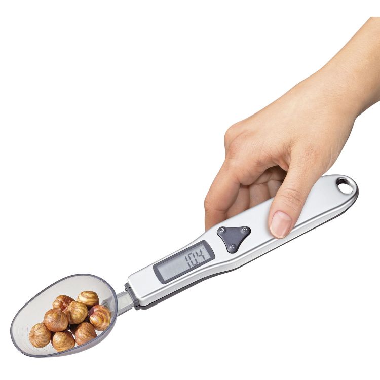 Łyżka-miarka z wagą, do 300 g, 23 cm / Kuchenprofi