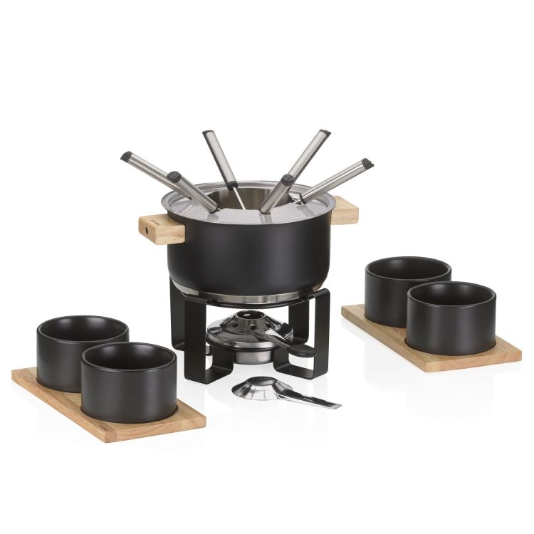 Zestaw do fondue dla 6 os., 16 el., 1,6 l, śred. 18 x 19 cm / Kela
