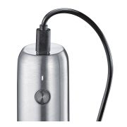 Elektryczny młynek do pieprzu, ładowany przez usb, stal nierdzewna, śred. 4 x 14 cm / Zassenhaus
