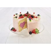 Forma na tort z sercem, 2 el., silikon, śred. 21 cm / Lurch