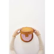 Forma na tort z sercem, 2 el., silikon, śred. 21 cm / Lurch