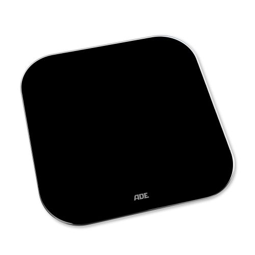 Waga łazienkowa, do 180 kg, 26 x 26 cm, czarna / ADE