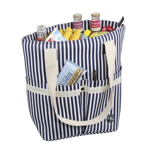 Torba termiczna, 34 x 15 x 37 cm, 16 l, biało-niebieska / Cilio