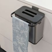 Kosz na odpady organiczne, stal nierdzewna/tworzywo sztuczne, 2,1 l, 20,5 x 13 x 21 cm / Kela