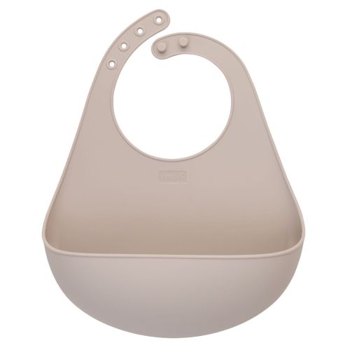 Śliniak, silikon platynowy, 27 x 22 x 6 cm, szary / Lurch