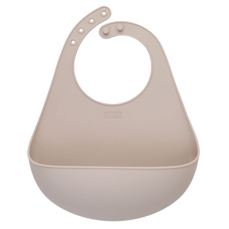 Śliniak, silikon platynowy, 27 x 22 x 6 cm, szary / Lurch