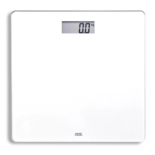 Waga łazienkowa, do 180 kg, 30 x 30 cm, biała / ADE