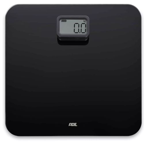 Waga łazienkowa na dynamo, do 150 kg, 31 x 30 cm, czarna / ADE