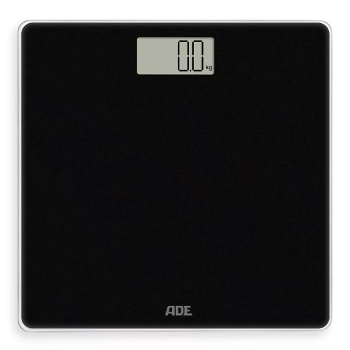 Waga łazienkowa, do 180 kg, 30 x 30 cm, czarna / ADE