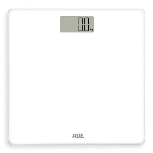 Waga łazienkowa, do 180 kg, 30 x 30 cm, biała / ADE