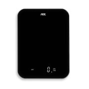 Waga kuchenna ładowana przez usb, do 15 kg, 17 x 23 cm, czarna / ADE