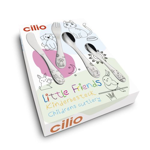 Sztućce dla dzieci, 4 el. / Cilio