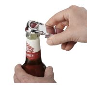 Otwieracz do butelek, chromowany metal, 8,5 cm / Cilio