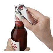 Otwieracz do butelek, chromowany metal, 8,5 cm / Cilio
