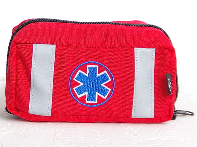 Mini Apteczka osobista AOMini Cordura odblaskowa - czerwona