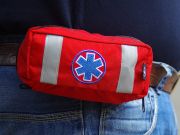 Mini Apteczka osobista AOMini Cordura odblaskowa - czerwona