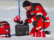 Mini Apteczka osobista AOMini Cordura odblaskowa - czerwona