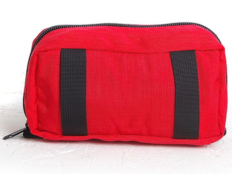 Mini Apteczka osobista z wyposażeniem AOMini Cordura odblaskowa - czerwona