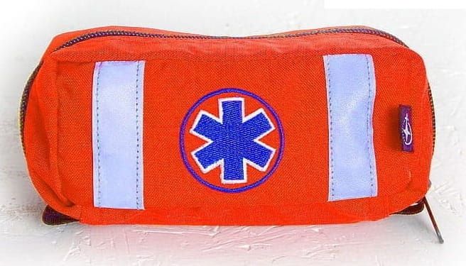 Mini Apteczka osobista z wyposażeniem AOMini Cordura NorthWind odblaskowa - FLUO